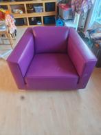Design on Stock Fauteuil - Paars model blizz, Huis en Inrichting, Ophalen, Zo goed als nieuw, 75 tot 100 cm, Leer