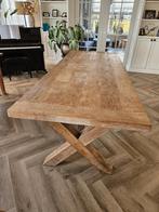 Teak eetkamertafel 250x100cm, Huis en Inrichting, Tafels | Eettafels, Ophalen, Gebruikt, 100 tot 150 cm, 200 cm of meer