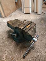 Powerfix bankschroef - Gebruikt, Doe-het-zelf en Verbouw, Gereedschap | Handgereedschap, Ophalen, Gebruikt