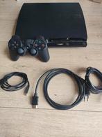 Complete ps3 slim, Met 1 controller, Ophalen of Verzenden, Zo goed als nieuw, 320 GB