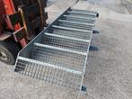 Gegalvaniseerde Trap - 165 cm hoog, Doe-het-zelf en Verbouw, Ladders en Trappen, Ophalen, Gebruikt, Trap, Minder dan 2 meter