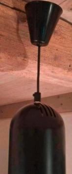 Zwarte vintage Knud Christensen planten hanglamp., Ophalen of Verzenden, Zo goed als nieuw, Minder dan 50 cm