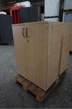 Houten archiefkast kantoorkast opbergkast kast, Huis en Inrichting, Kasten | Roldeurkasten en Archiefkasten, Gebruikt, 100 tot 150 cm