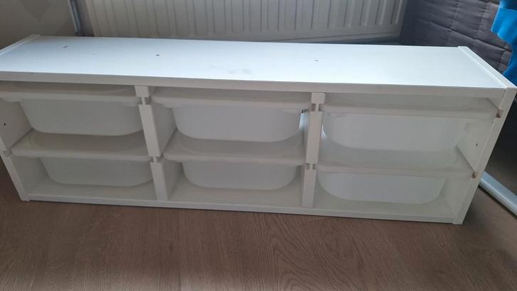 Ikea opbergkast incl bakken, Huis en Inrichting, Kasten | Dressoirs, Zo goed als nieuw, 50 tot 100 cm, 25 tot 50 cm, Ophalen