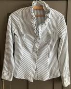 Mooie zgan “roezel” blouse van Purdey maat 38, Ophalen of Verzenden, Zo goed als nieuw, Maat 38/40 (M), Wit