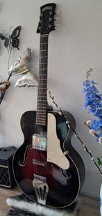 Amphion semi akoestische gitaar uit de beginjaren `50, Ophalen of Verzenden, Zo goed als nieuw, Western- of Steelstringgitaar