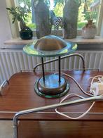 Vintage Herda mushroom lamp in brons, Huis en Inrichting, Lampen | Tafellampen, Ophalen of Verzenden, Zo goed als nieuw, Glas