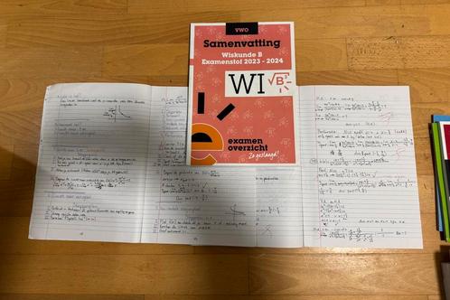 Wiskunde B VWO Samenvatting en aantekeningen SSL cursus, Boeken, Schoolboeken, Zo goed als nieuw, Ophalen of Verzenden