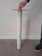 Witte tafelpoot, Ophalen, Tafelpoot, Minder dan 50 cm, Rond