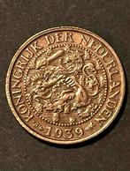 1 cent Wilhelmina uit 1939, Postzegels en Munten, Munten | Nederland, Ophalen of Verzenden, Koningin Wilhelmina, 1 cent