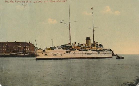 Pantserschip Jacob van Heemskerck, Ophalen of Verzenden, Voor 1920, Gelopen, Zeeland