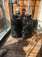 3 grote zware buitenpotten, Rond, Ophalen of Verzenden, Zo goed als nieuw, 60 tot 100 cm