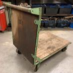 Oude industriële transportkar magazijnwagen trolley kar, 100 liter of meer, Ophalen, Gebruikt, Transportkar