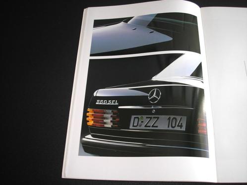 Mercedes-Benz. Die S-Klasse 6- und 8-Zylindermodelle, 1988, Boeken, Auto's | Folders en Tijdschriften, Zo goed als nieuw, Mercedes