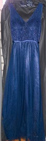 Galajurk maat 2/S, Kleding | Dames, Gelegenheidskleding, Ophalen of Verzenden, Zo goed als nieuw, Blauw, Galajurk