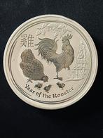 1 kg zilveren munt – Year of the Rooster, Ophalen of Verzenden, Zilver