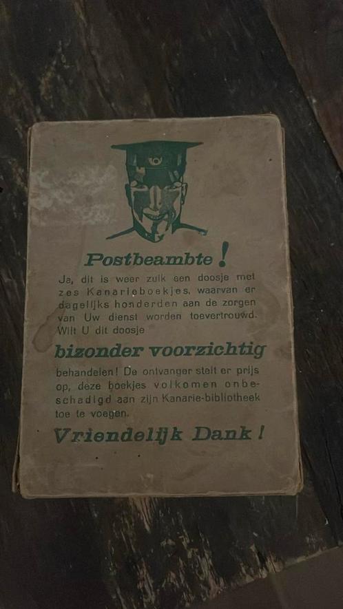 Postambte! 6 Kanarieboekjes, Antiek en Kunst, Antiek | Boeken en Bijbels, Ophalen of Verzenden