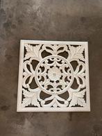 Decoratief hout Wandpaneel paneel wit  - Mooie Wanddecoratie, Huis en Inrichting, Woonaccessoires | Wanddecoraties, Ophalen, Zo goed als nieuw