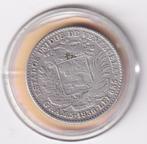 Venezuela Bolivar 1936 met randtikje, Verzenden, Noord-Amerika, Losse munt, Zilver