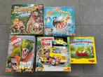 5x kinder spellen. Knibbelknabbel knuisje, wielen vd bus enz, Ophalen of Verzenden, Gebruikt