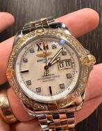 Prachtige Breitling met Diamanten| unisex, Ophalen of Verzenden, Zo goed als nieuw