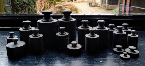16 Antiek Duits Zinken WW2 Gewichten / 3rd Reich Gewichten, Verzamelen, Militaria | Tweede Wereldoorlog, Duitsland, Ophalen of Verzenden