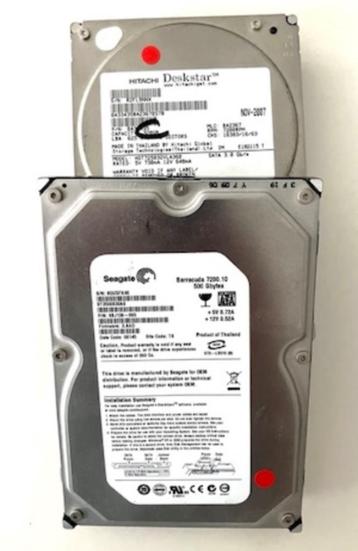 5 stuks 3,5 inch HDD beschikbaar voor biedingen