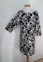Zwart/wit jurk/tuniek van Paprika mt M(42/44), Kleding | Dames, Jurken, Verzenden, Zwart, Maat 42/44 (L), Zo goed als nieuw