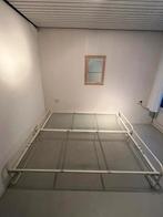 2x Aveko metalen bedframe met gaasbodem – samen 188190 cm, Tweepersoons, Zo goed als nieuw, Metaal, 190 cm of minder