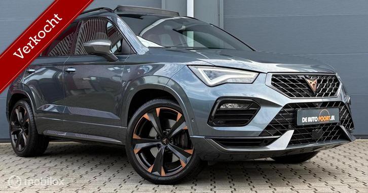 CUPRA Ateca 2.0 TSI 4DRIVE Pano.dak/Viritual/Trekhaak/Carpla, Auto's, Cupra, Bedrijf, Ateca, 360° camera, 4x4, ABS, Adaptive Cruise Control