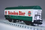 Goederenwagon 'Heineken Bier', wit/groen, NS, Hobby en Vrije tijd, Modeltreinen | N-Spoor, Gebruikt, Gelijkstroom, Fleischmann