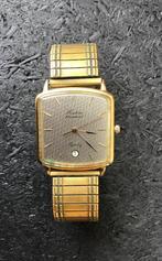Vintage Pontiac International quartz horloge, Overige merken, Staal, Gebruikt, Staal