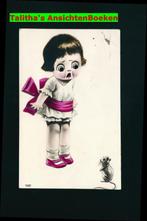 Prachtige oogjes kaart kind met muis OOG-05, Verzamelen, Ansichtkaarten | Themakaarten, Gelopen, Kinderen, 1920 tot 1940, Verzenden