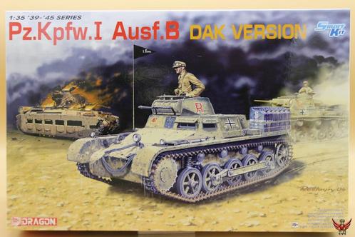 ROWASP | Dragon 1/35 Pz Kpfw I Ausf B DAK Version, Hobby en Vrije tijd, Modelbouw | Auto's en Voertuigen, Nieuw, Tank, 1:32 tot 1:50