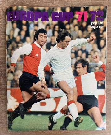 Europa CUP 1971 1972 beschikbaar voor biedingen
