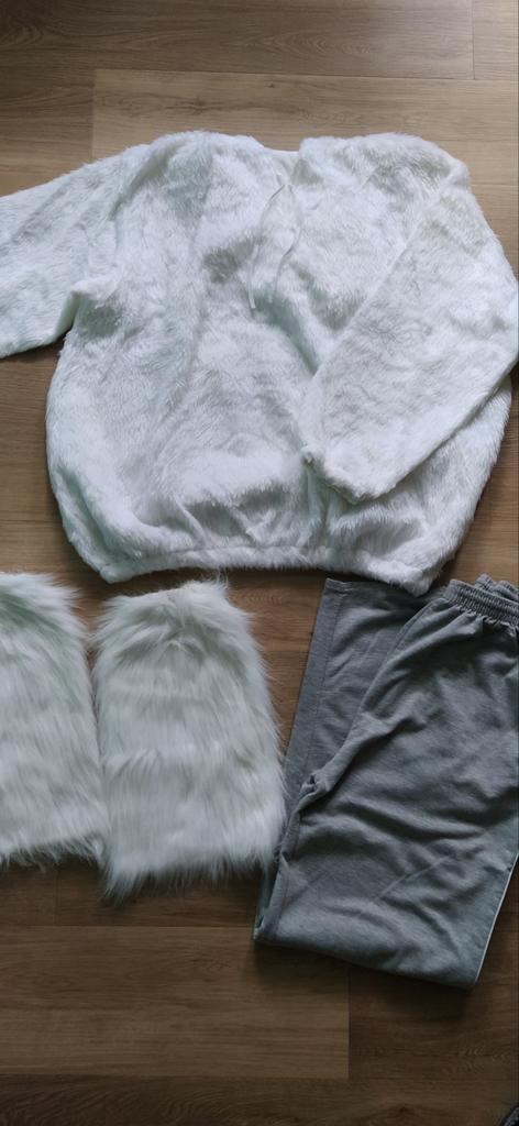 Pak eskimo beer sneeuwkoning ijskoning mt M L, Kleding | Heren, Carnavalskleding en Feestkleding, Zo goed als nieuw, Kleding, Carnaval