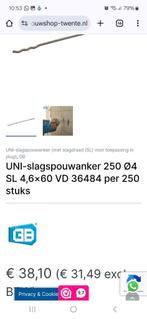 spouwankers verschillende soorten 60% korting, Ophalen of Verzenden, Nieuw, Overige typen