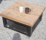 salontafel op wielen 72x72cm, Ophalen, Gebruikt, 50 tot 100 cm, Vierkant