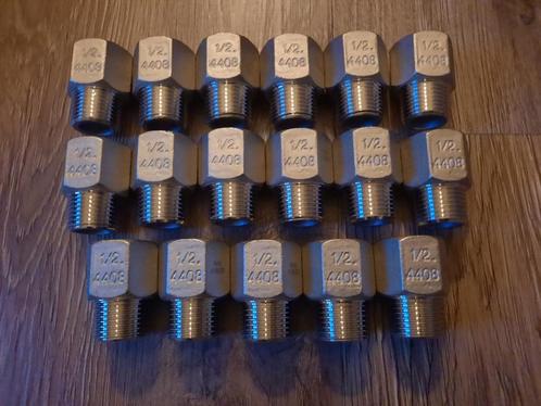 17x  half duims binnen buiten nippel 1/2" x 1/2" (nieuw), Doe-het-zelf en Verbouw, Overige Doe-het-zelf en Verbouw, Nieuw, Ophalen of Verzenden