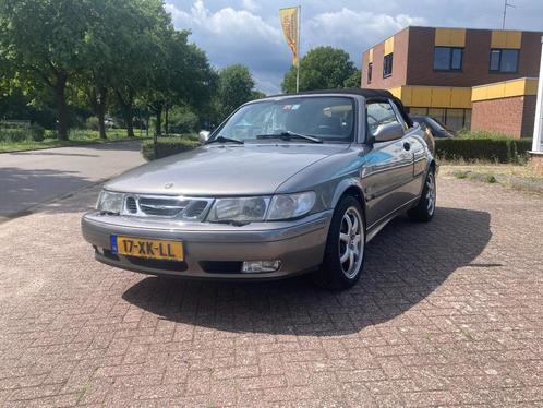 Saab 9-3 2.0 T Cabrio 2002 Grijs anniversary, Auto's, Saab, Particulier, Saab 9-3, Airconditioning, Cruise Control, Elektrische ramen