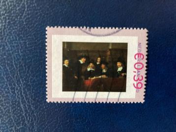 Persoonlijke postzegel Rembrandt De Staalmeesters beschikbaar voor biedingen