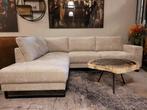 Hoekbank Brandon |  taupe/wit lichtgrijs / Bruin ACTIE!, 250 tot 300 cm, Hoekbank, Nieuw, Metaal