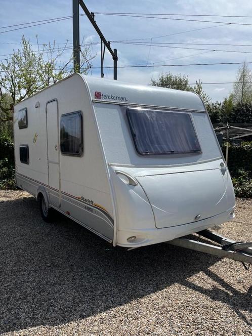 Sterckeman 440 CE Starlett , STAPELBED , 980 kg, Caravans en Kamperen, Caravans, Bedrijf, tot en met 4, 750 - 1000 kg, Overige merken