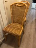 Twee rieten stoelen - ambachtelijk gevlochten, Ophalen, Gebruikt, Twee, Bruin