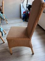 Loom eetkamer stoelen (6 stuks), Huis en Inrichting, Stoelen, Ophalen, Zo goed als nieuw, Bruin, Vijf, Zes of meer stoelen