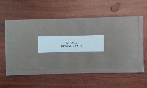22A stafkaart uit 1964 Dedemsvaart met oa Balkbrug Zuidwolde, Boeken, Atlassen en Landkaarten, Zo goed als nieuw, Landkaart, Nederland