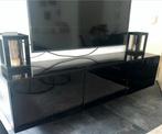 Zwarte TV meubel Besta ikea, Kunststof, 150 tot 200 cm, Ophalen of Verzenden, Zo goed als nieuw