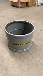 4 stuks PVC schuifmof 2x manchet 250mm SN8/SDR 34 - Nieuw, Afvoer, Pvc, Nieuw, Ophalen of Verzenden