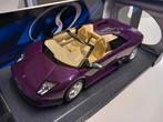 Lamborghini Murcielago Roadster deep purple Maisto  1:18 KRD, Hobby en Vrije tijd, Modelauto's | 1:18, Ophalen of Verzenden, Zo goed als nieuw
