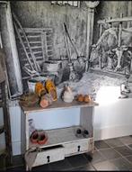 Wanddoek met koeien, Huis en Inrichting, 125 cm of meer, Ophalen of Verzenden, Zo goed als nieuw, Schilderij